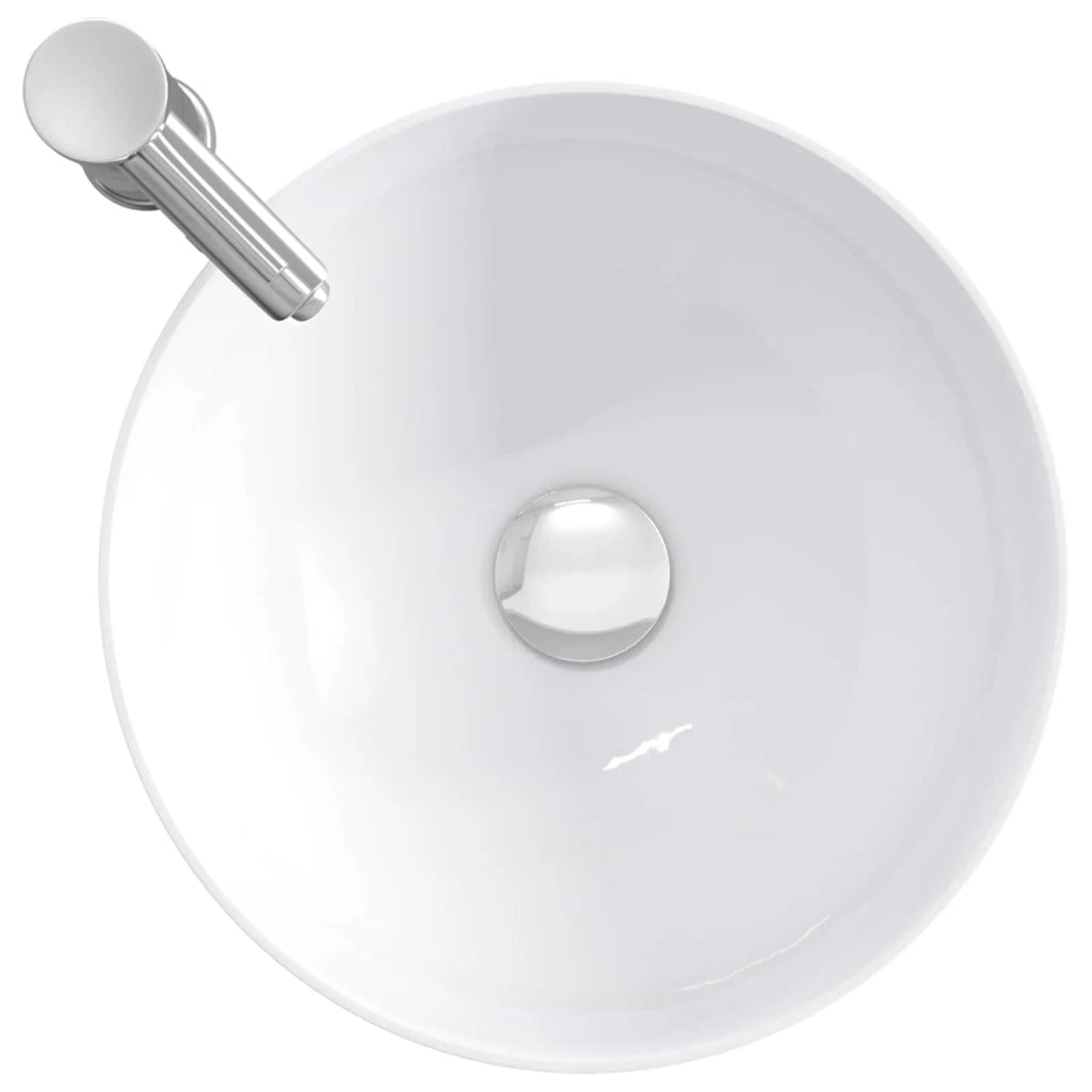 Lavabo da bagno Cromato 35,5 x 35,5 x 14,5 cm Metallo