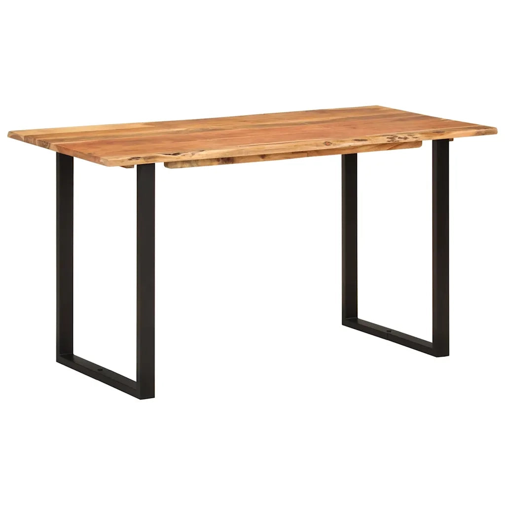 Tavolo da Pranzo | Tavolo da cucina 140x70x76 cm in Legno Massello di Acacia