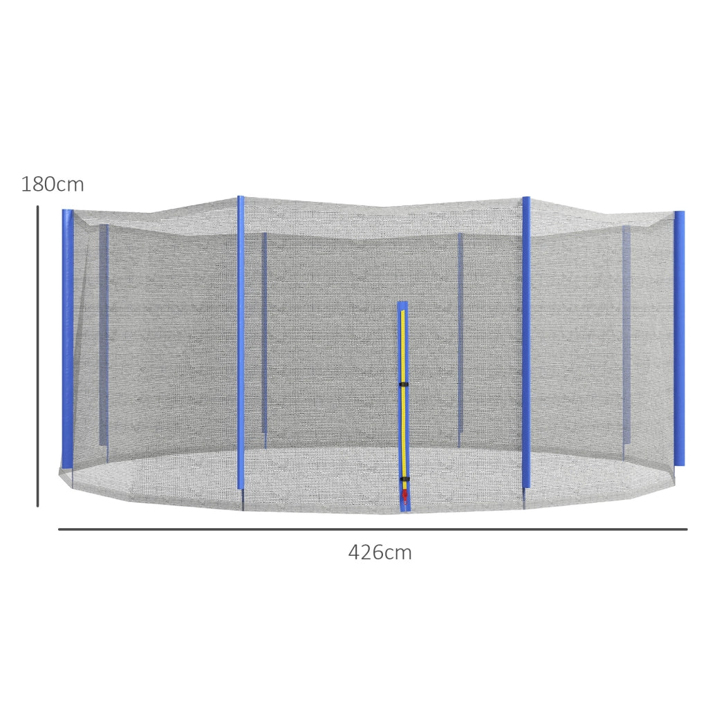 Rete di Sicurezza per Trampolino ? 426 cm ¨C Zephmum ¨C Grigio