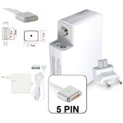 Trade Shop - Alimentatore 60w Compatibile Per Notebook Magsafe 2 Macbook Pro Retina 13" 5 Pin -