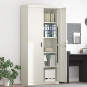 Armadio Bianco 90 x 40 x 200 cm Acciaio