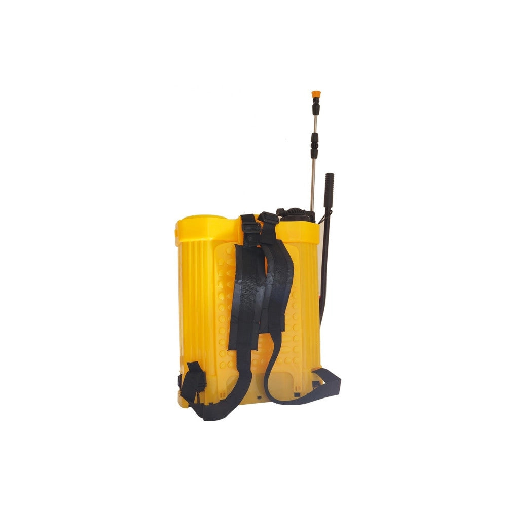 Trade Shop - Pompa A Spalla Elettrica Manuale A Batteria Nebulizzatore Spruzzino 18 Lt -