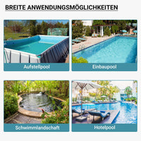 Filtro a sabbia con pompa autoadescante e valvola a 5 posizioni HZS-200, 220W, filtraggio acqua piscina