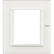 Bticino Axolute - Placca 3+3P Vetro Bianco HA4826VBB