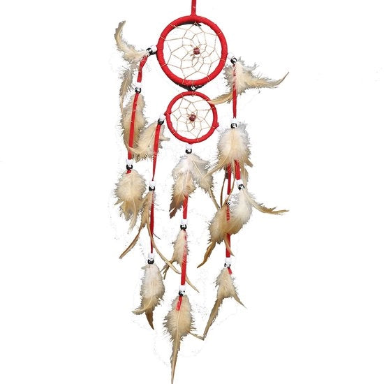 Ornamento a forma di ventosa con doppia anello per decorazione di casa, decorazione per parete rossa. Adatto per Natale, anniversari e come regalo quotidiano.