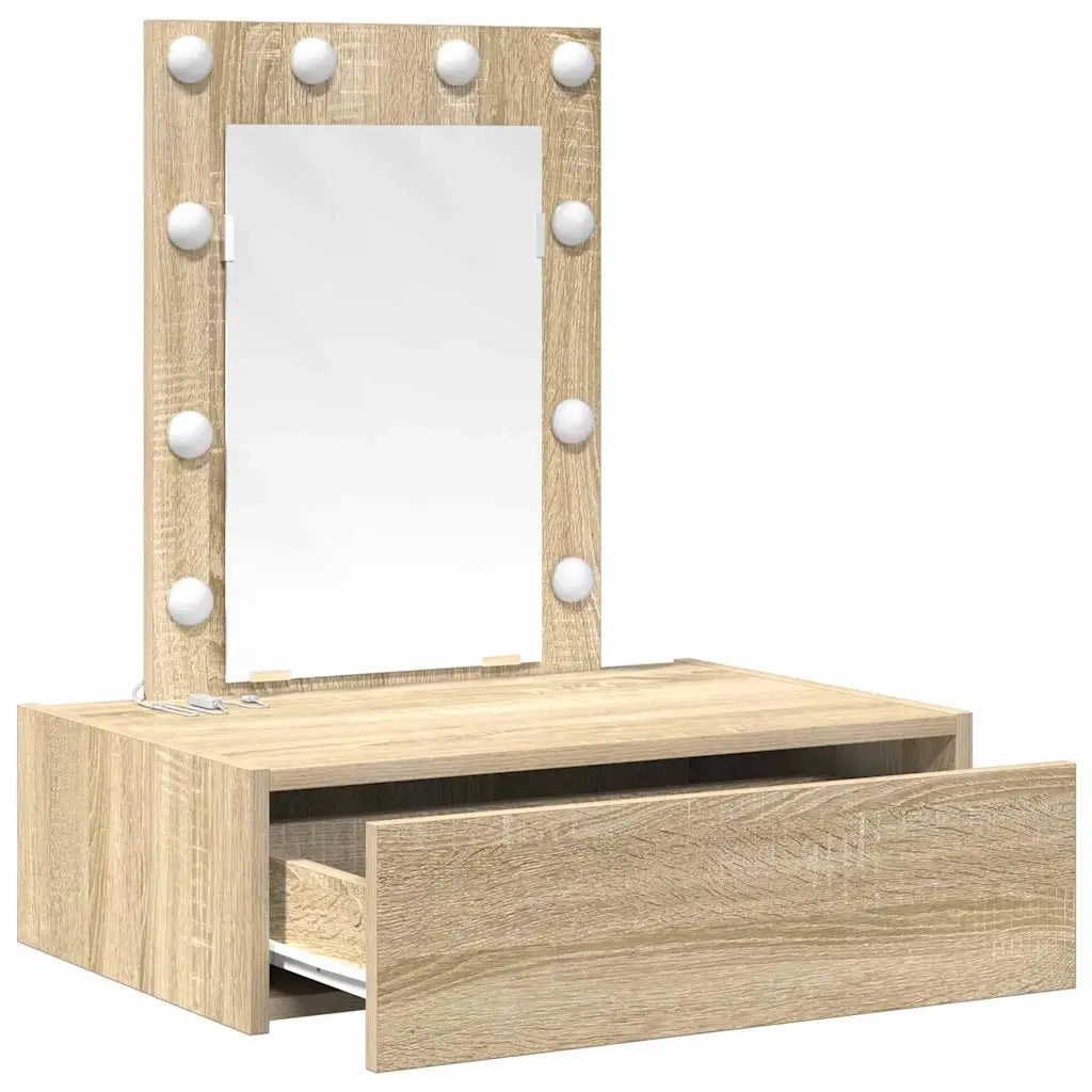Toeletta | Tavolo da Trucco Marrone 60 x 40 x 70 cm Legno multistrato