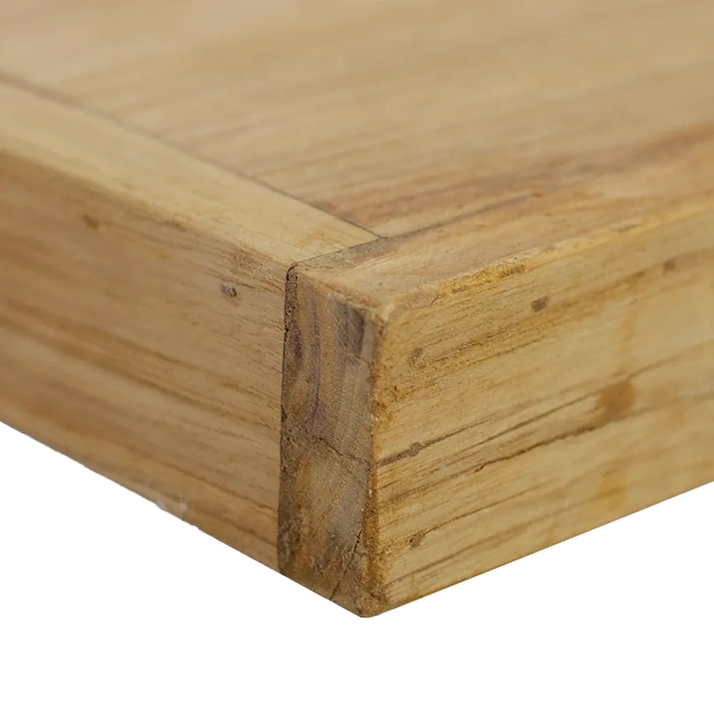 Mensole da Parete 2 pz 90x15x4 cm in Legno Massello di Teak 340756