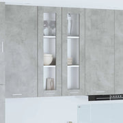 Armadio pensile con porta Grigio cemento 60 x 31 x 100 cm 884389
