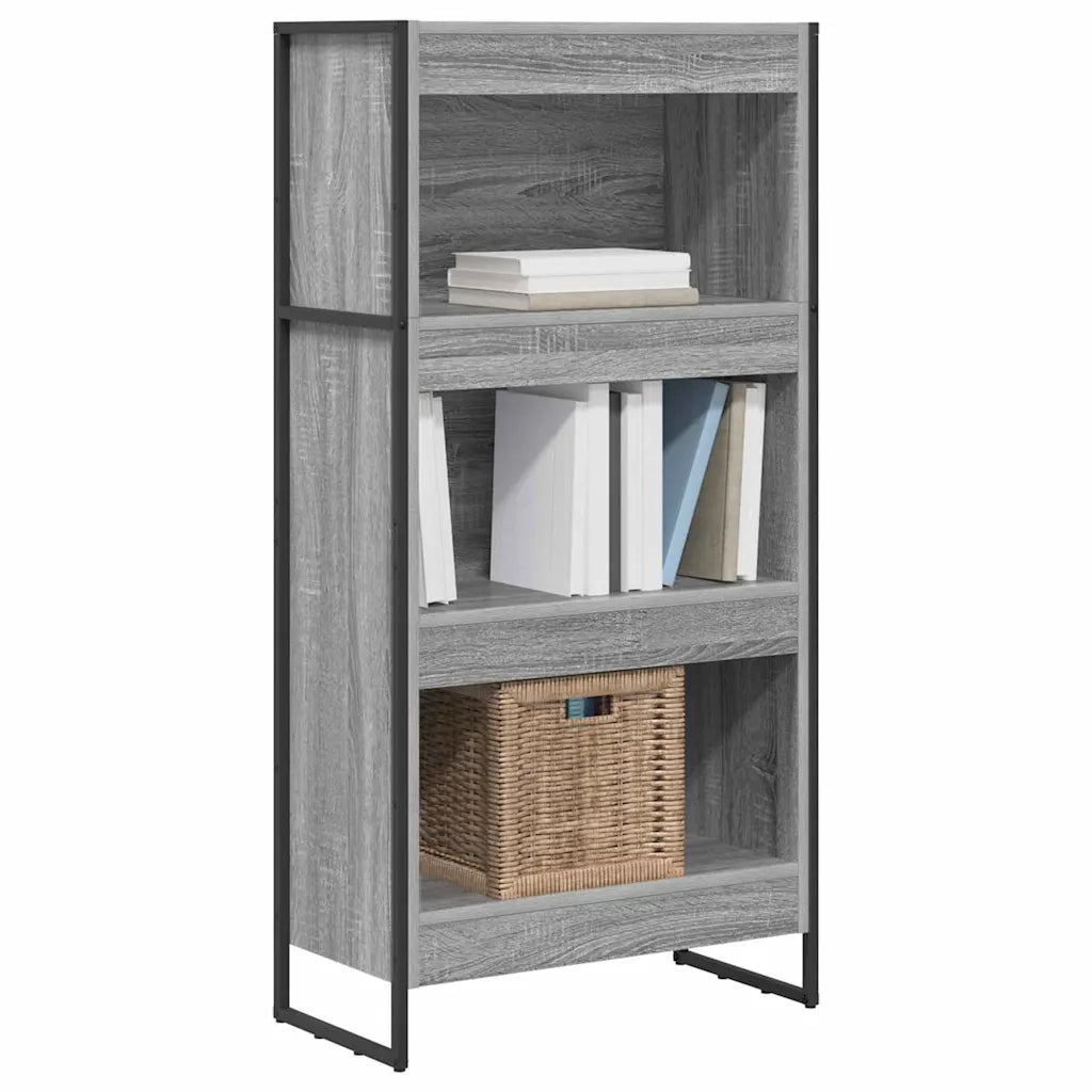 Armadio per Libri Grigio Sonoma 60 x 30 x 121 cm