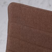 Set 4 Sedie 41x50x97 cm in Tessuto Khaki