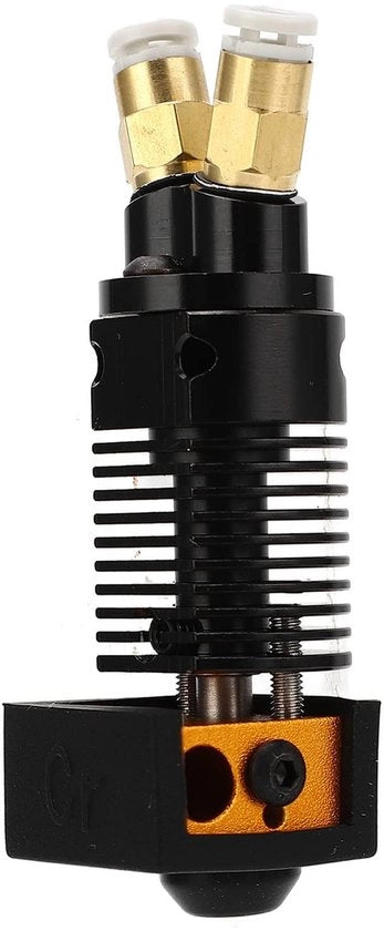 Testa di estrusione assemblata - Dual ingranaggio - Lega di alluminio - Bocca 0,4 mm - Per CR-10/Ender 3 - Rapido raffreddamento termico - Estrusore