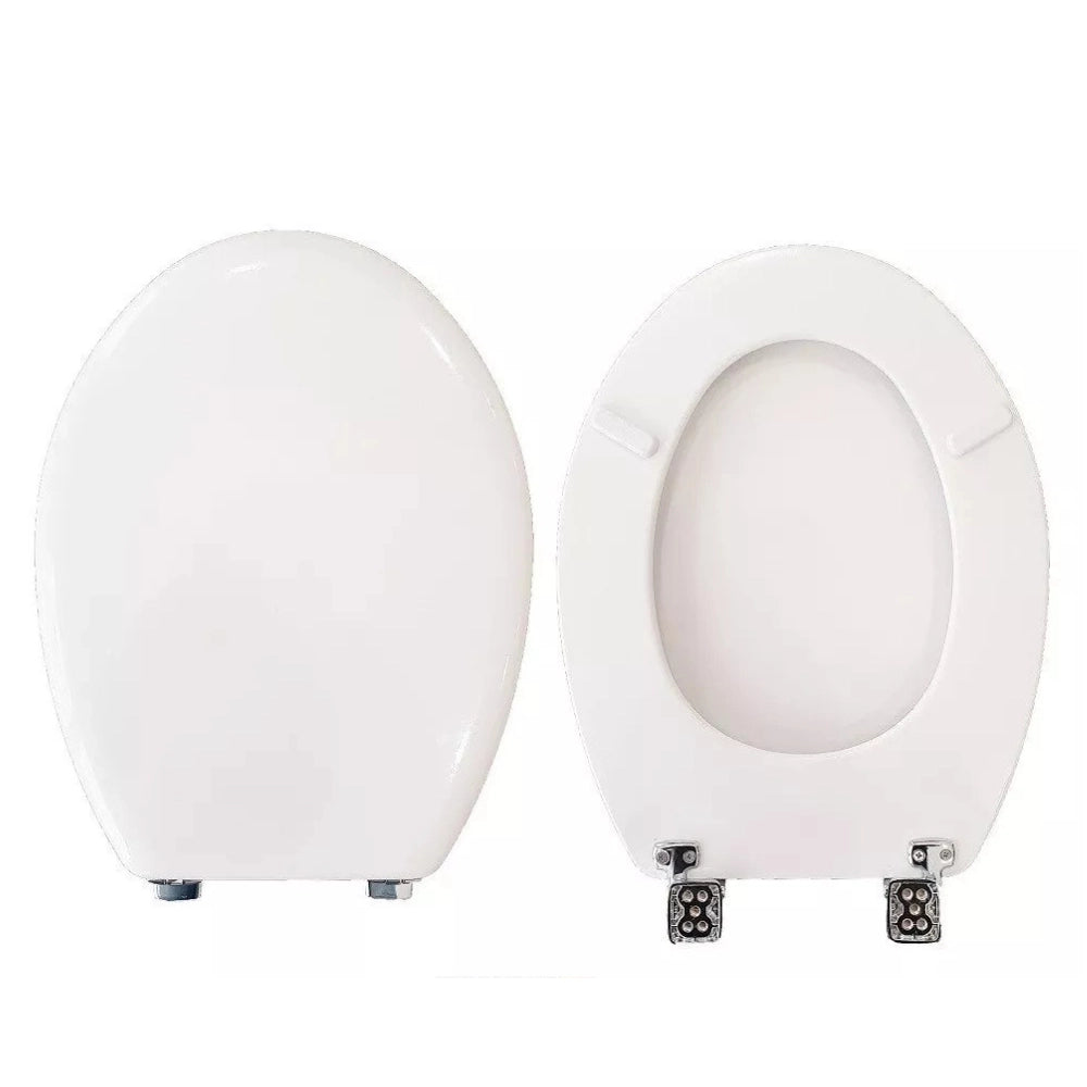 Copriwater coprivaso sedile wc vaso ellisse legno plastica