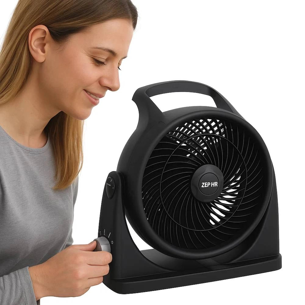 Termo-ventilatore elettrico zephir zbh20cm 2000w 2 in 1 aria calda e fredda