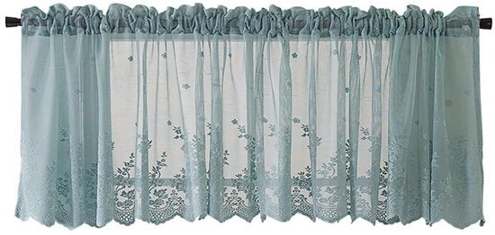 Vetrata Semi-trasparente - Cortine Corte - Bistrogordini - Tendaggi per Finestre - Cortine per la Cucina - 130 x 41 cm