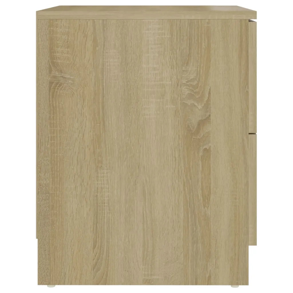 Comodino Rovere Sonoma 40x40x50 cm in Legno Multistrato 326729