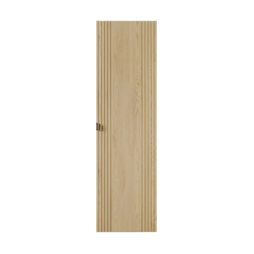 Colonna da bagno KORI 140 cm in rovere chiaro - Mobile sospeso con 1 anta
