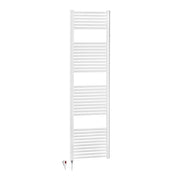 Scaldasalviette ELETTRICO 180x50 cm 900w bianco con resistenza termolimitata H180 cm CESENA