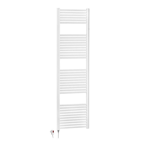 Scaldasalviette ELETTRICO 180x50 cm 900w bianco con resistenza termolimitata H180 cm CESENA