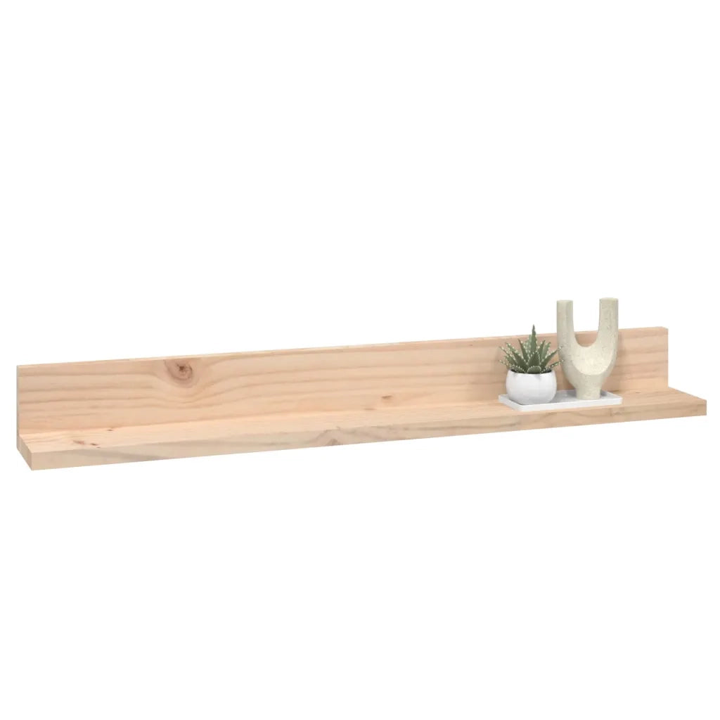 Mensole da Parete 2 pz 80x11x9cm in Legno Massello di Pino cod mxl 33745