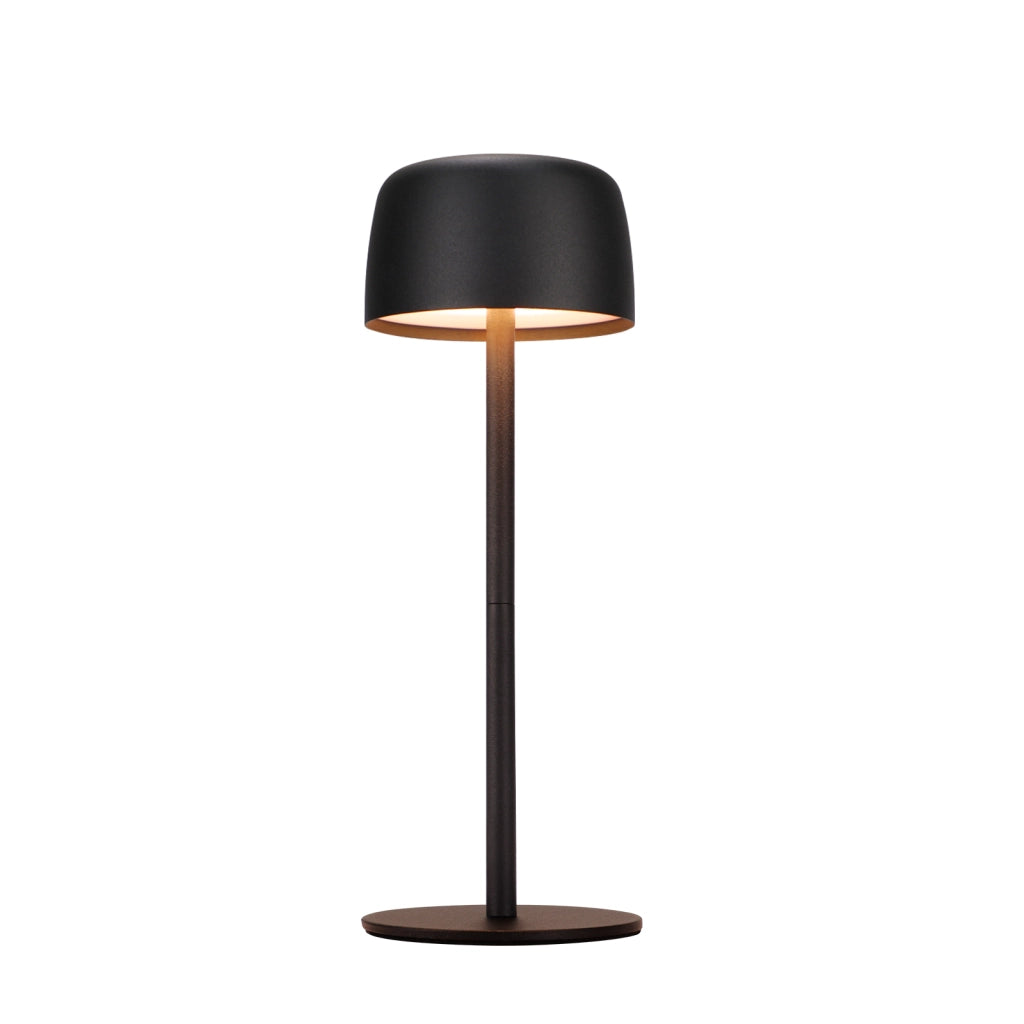 ZMH Lampada da tavolo LED nera wireless touch dimmerabile 3 temperature regolabili per camera letto soggiorno