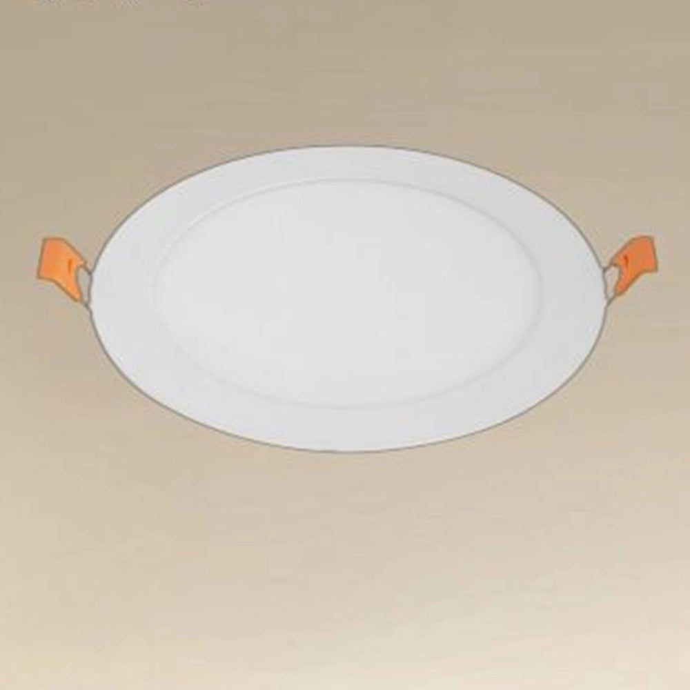 Trade Shop - Pannello Led 12 Watt Da Incasso Rotondo Bianco ø174mm Luce 3000k-6500k Ip20 00038 -
