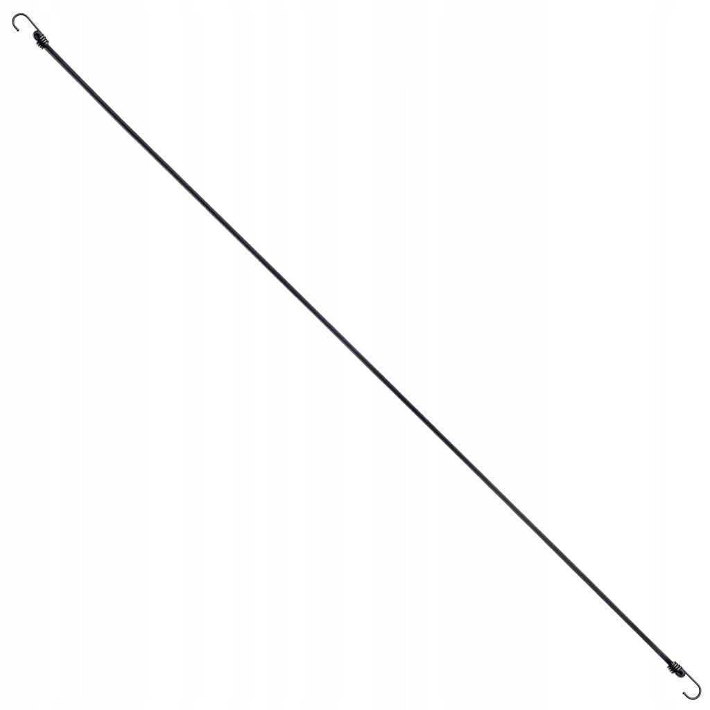 Corda elastica in gomma KADAX con gancio in metallo, 109 cm, per fissare teloni per bagagli.