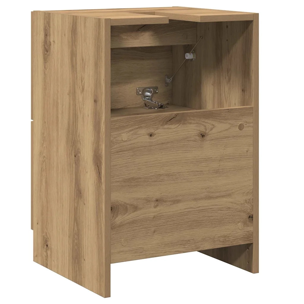 Mobile da Bagno con cassetto Rovere artigianale 40 x 37 x 59 cm 868813