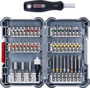 Set di Bit Adattabile a 45 pezzi - PH 1/2/3 - PZ 1/2/3 - SL 3/4/5/6 - HEX 3/4/5/6 - T 10/15/20/25/27/30/40 - TH 10/15/20/25/27/30/40 - Accessori Trapano