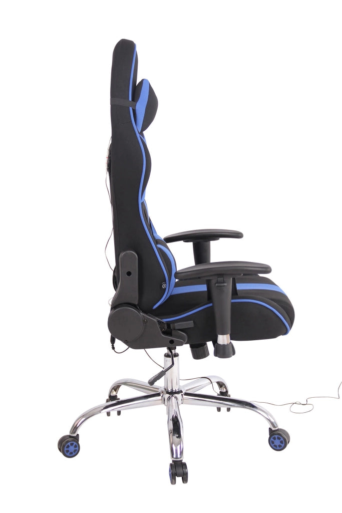 Sedia Ufficio Massaggiante Limit XM In Tessuto Nero/blu