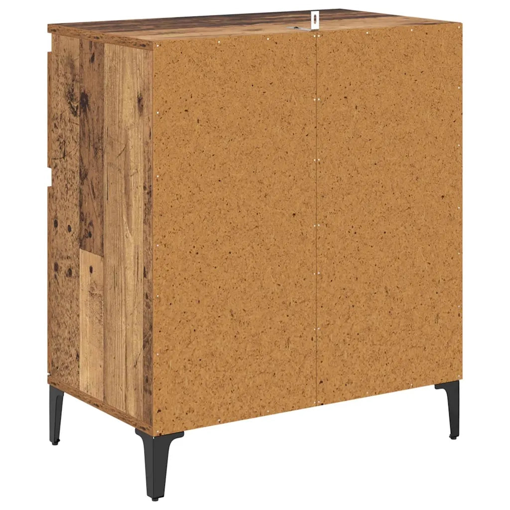 Credenza | Madia | Buffet da pranzo | Armadio da pranzo con cassetto Legno vecchio 60 x 35 x 70 cm