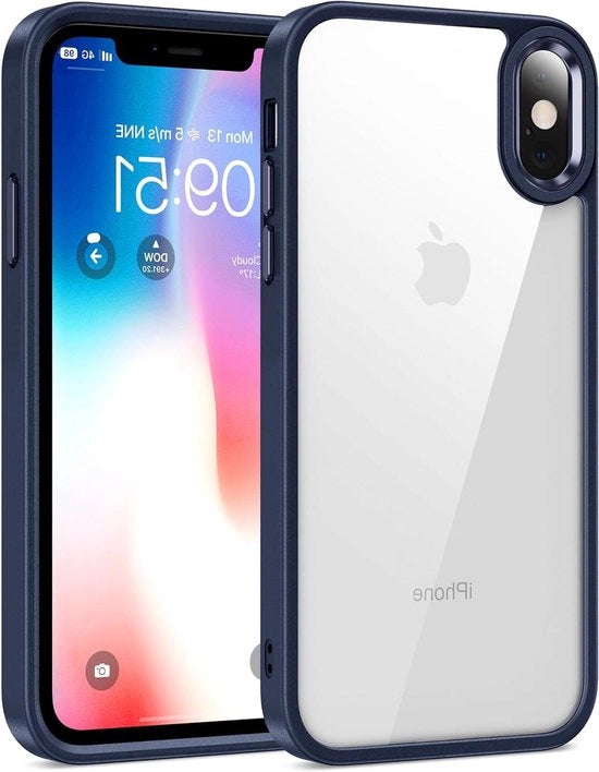 Custodia Premium per iPhone X e iPhone XS - Protezione Militare - Resistente ai Danni e ai Colpi - Translucida