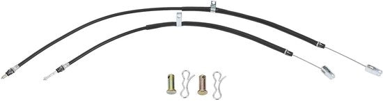 Impianto di Cavo di Servo per Lato Guidatore/Passeggero - 2 x Cavi di Servo - Gomma/Metallo - Cavo Interno Resistenete al Frotto - Sostituzione Perfetta per Club Car - Kit di Cavi di Servo