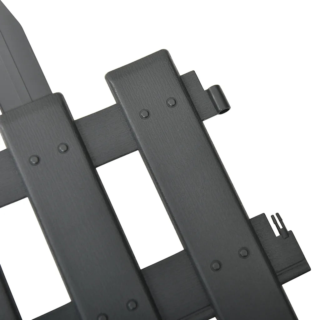 Bordi per Prato 25 pz Antracite 10 m in PP CFW7550445