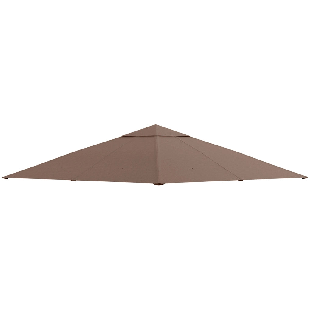 Telo di ricambio per gazebo 298x295 cm in poliestere color caffè