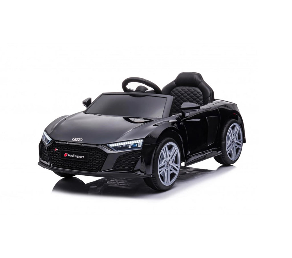 Macchina Elettrica per Bambini 12V Licenza Ufficiale New Audi R8 Spyder con Telecomando e Sedile in pelle Nero