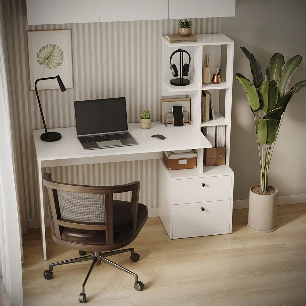 Vicco  Scrivania  Bianco  136 x 55 cm
