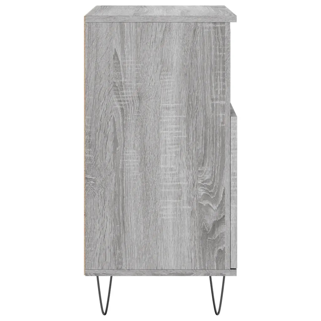Credenze 2 pz | Madia | Buffet da pranzo | Armadio da pranzo Grigio Sonoma in Legno Multistrato