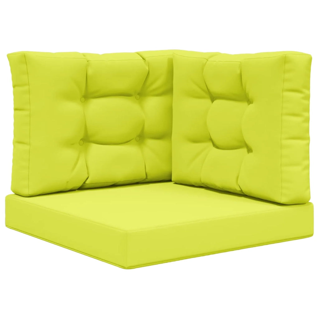 Cuscino per divano da esterno 3 pcs Verde Poliestere 900766