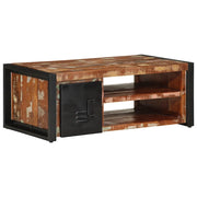 vidaXL Tavolino Salotto Multicolore 90x50x36cm Legno Massello Recupero