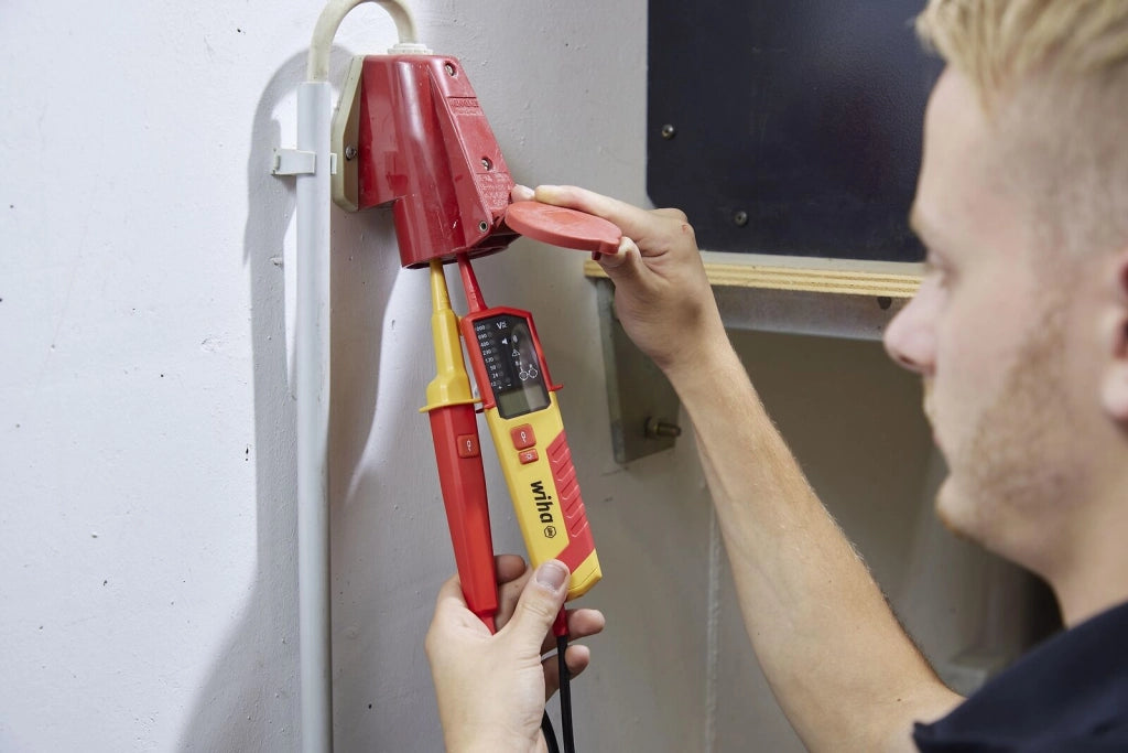Wiha 45217 tester di elettricità Rosso, Giallo