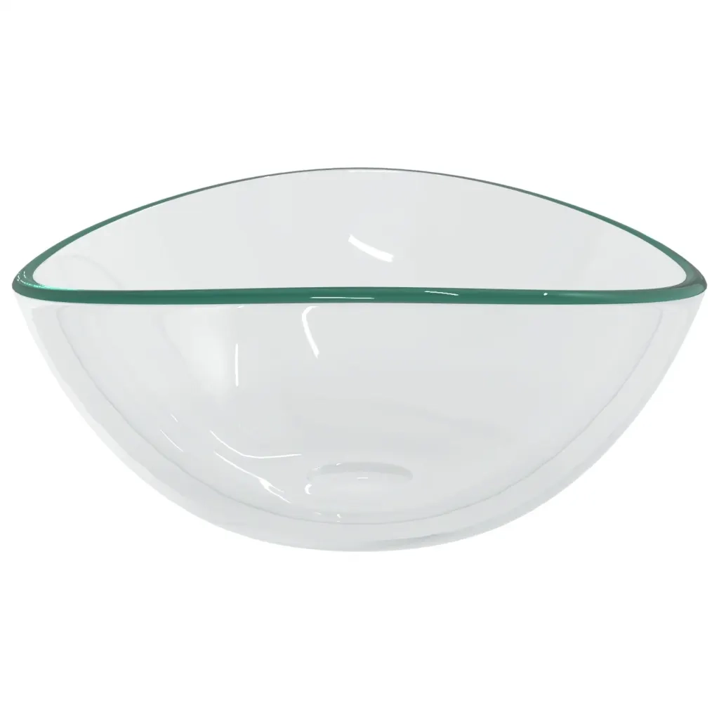 Lavandino in Vetro Temperato 54,5x35x15,5 cm Trasparente cod mxl 47051