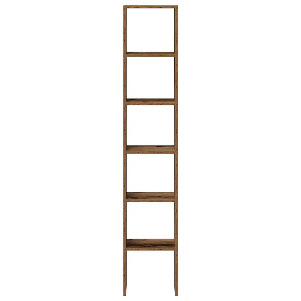 Librerie 2 pz Impilabili Legno Antico 30x30x80 cm in Truciolato 858818