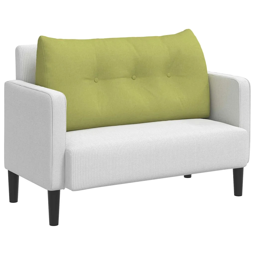 Cuscino per Schiena Verde chiaro 100 x 24 x 50 cm Tessuto