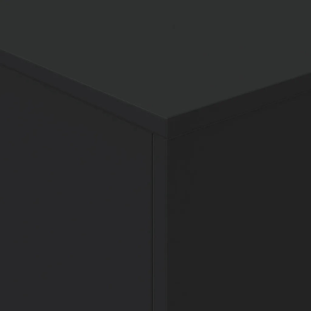 Tavolino da salotto | Tavolino da caff¨¨ | Tavolino da Soggiorno con Luci LED Nero 90x50x40 cm