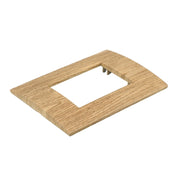 Placca Plastica Quadrata MBL 3M Legno Chiaro Compatibile Bticino Living BLN89304