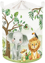 Asciugamano pieghevole per bambini - Bos dieren boomontwerp - 63 litri - Ideale per camera da letto dei bambini e bagno
