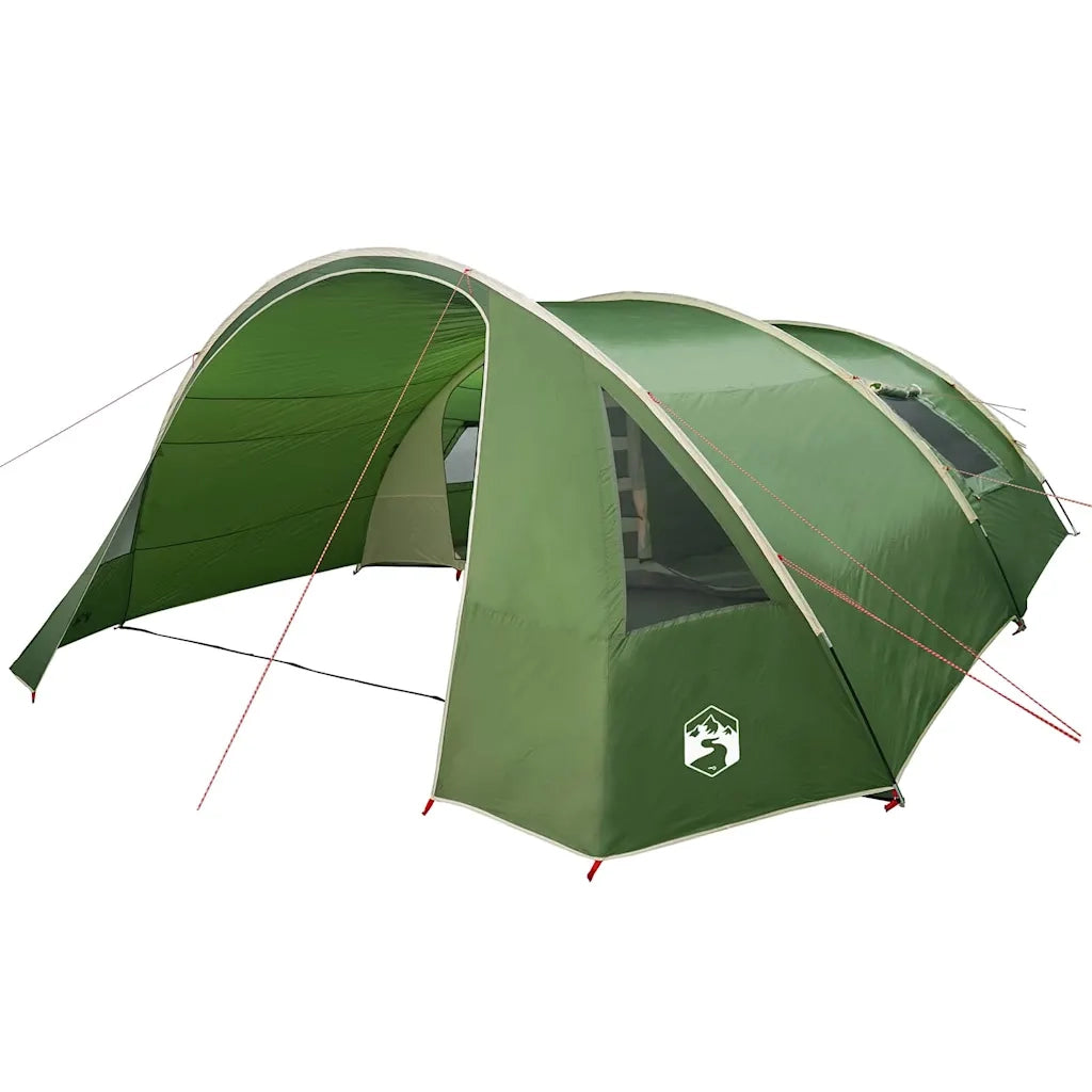 Tenda Tunnel per 6 Persone 6 persona Verde e Bianco 42004047
