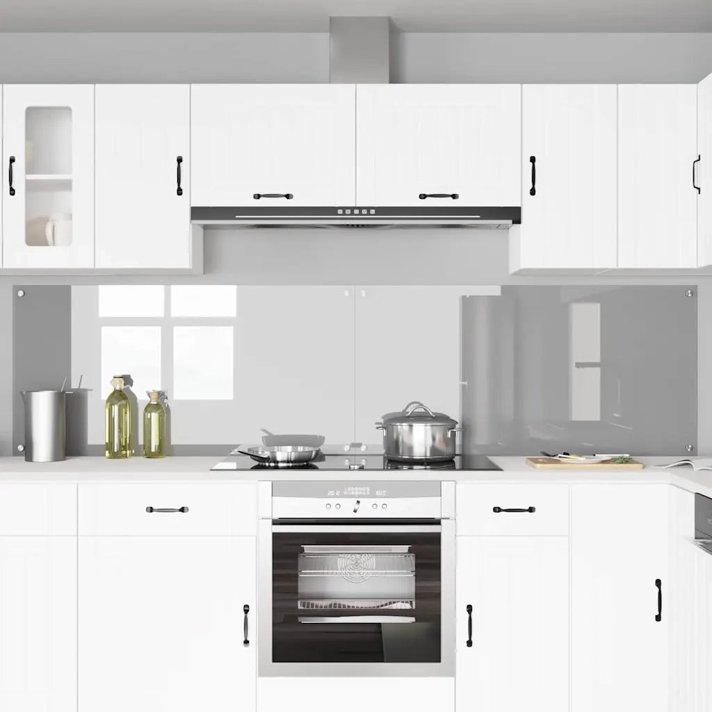 Schienale da cucina 2 pcs Grigio chiaro 120 x 60 cm 3415505