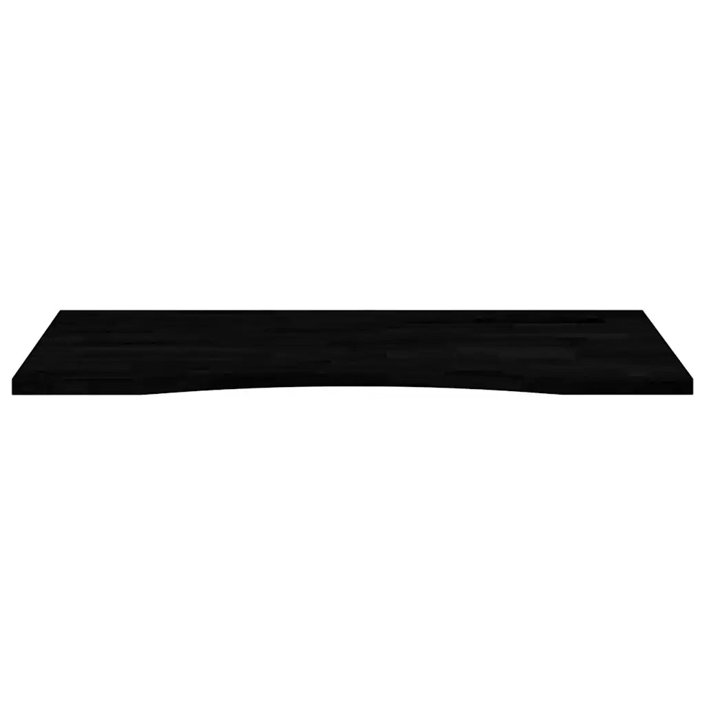 Piano Scrivania Marrone Scuro 100x50x2,5 cm in Rovere Massello