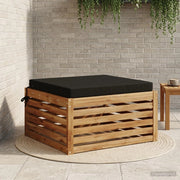 Cuscino per Sedia in Unico Pezzo SOEST 100% Poliestere Nero 944731